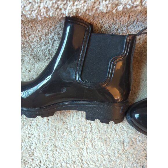 French Connection Bootie Boots Womens Size 10 Black Patent Leather NWOT-lp - Picture 2 of 8